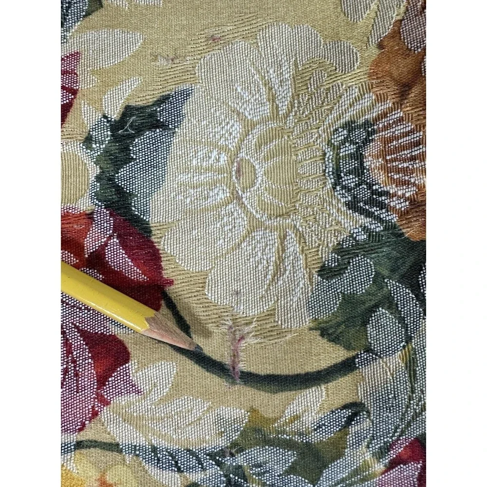 Floral Fruit Jacquard Cloth Napkins Set 6 ~18.5